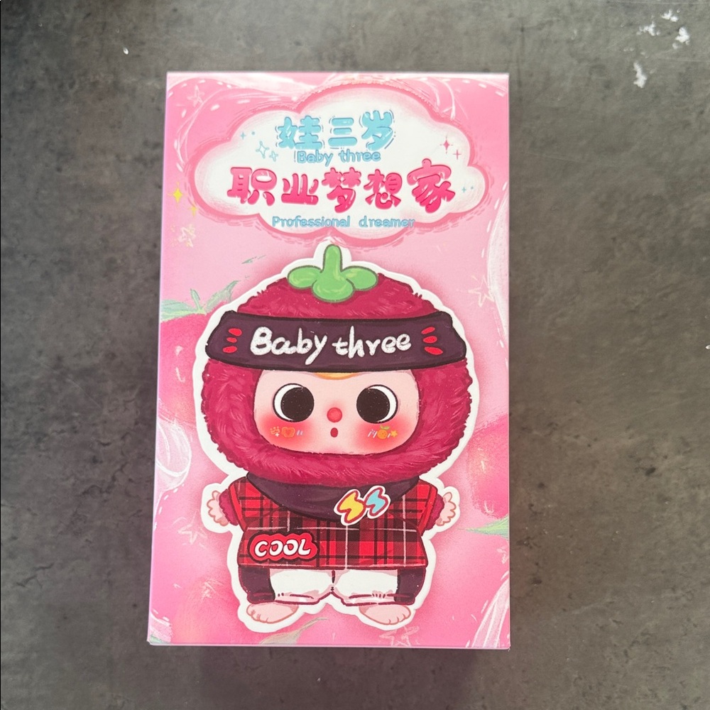 Pink Baby Three Plush Toy blind box